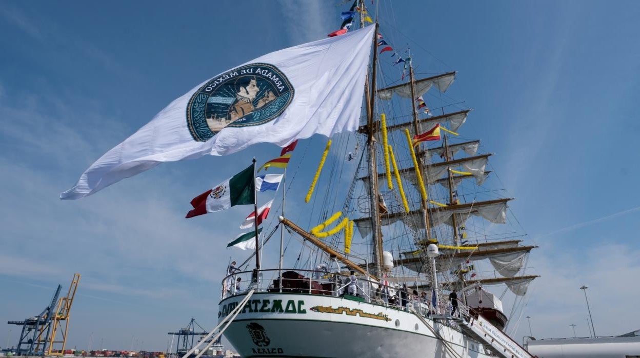 En imágenes: El buque escuela mexicano &#039;Cuauhtémoc&#039;, en Cádiz