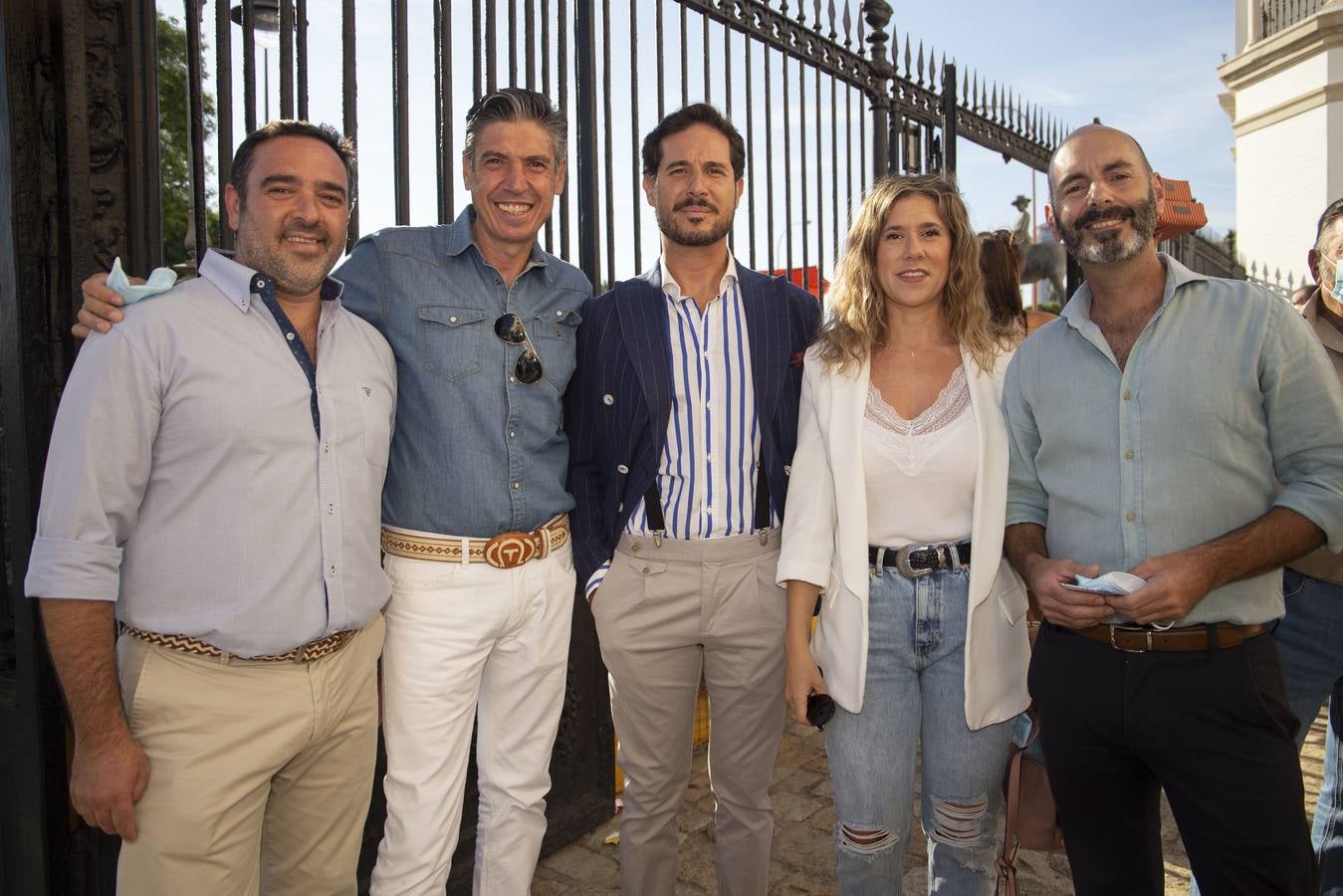 Óscar Gómez, José Antonio Muñoz, Rafael Arenas, Carmen González y Santi Acevedo. 