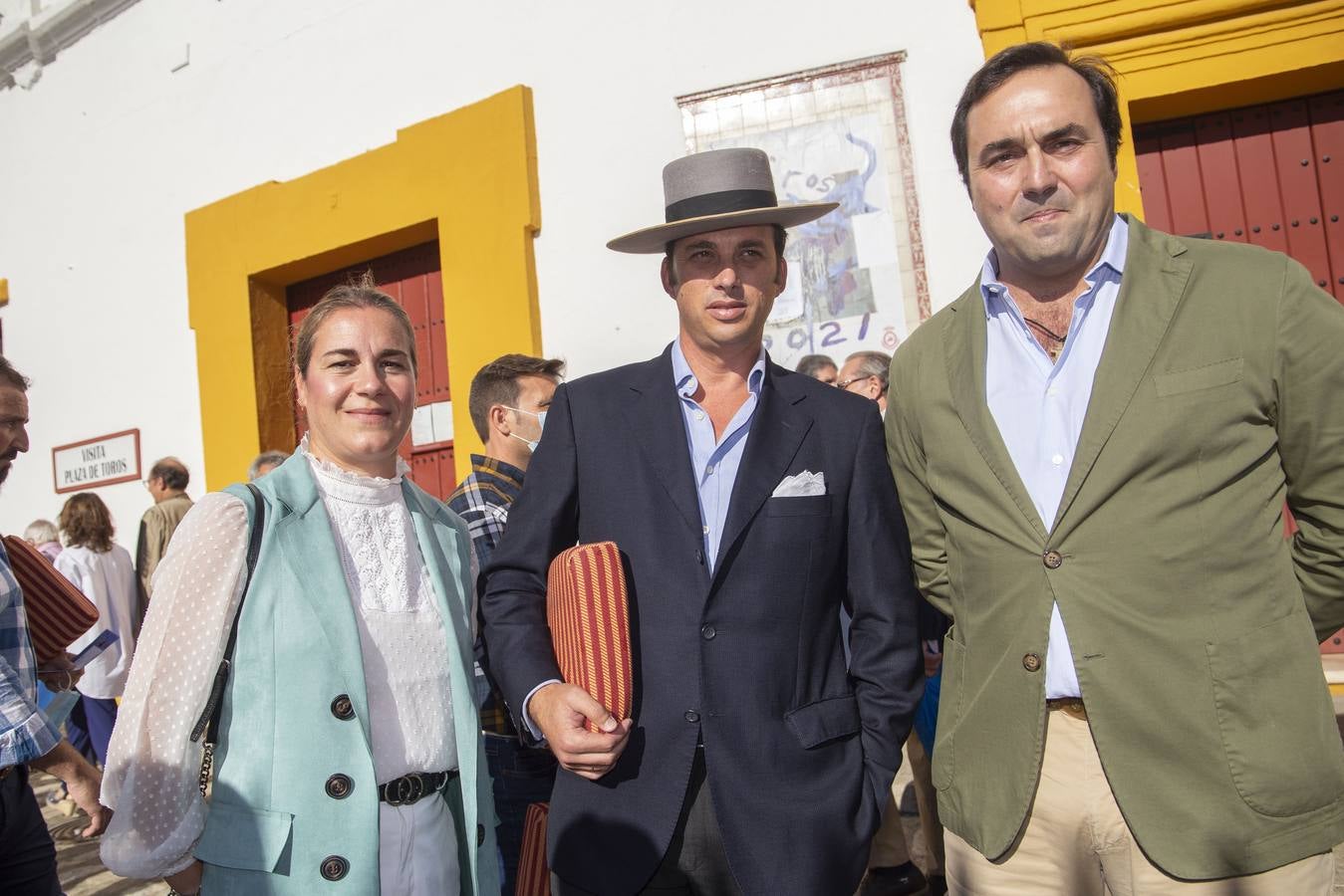 Isabel del Camino, Rafael Peralta y Sebastián Borja. 