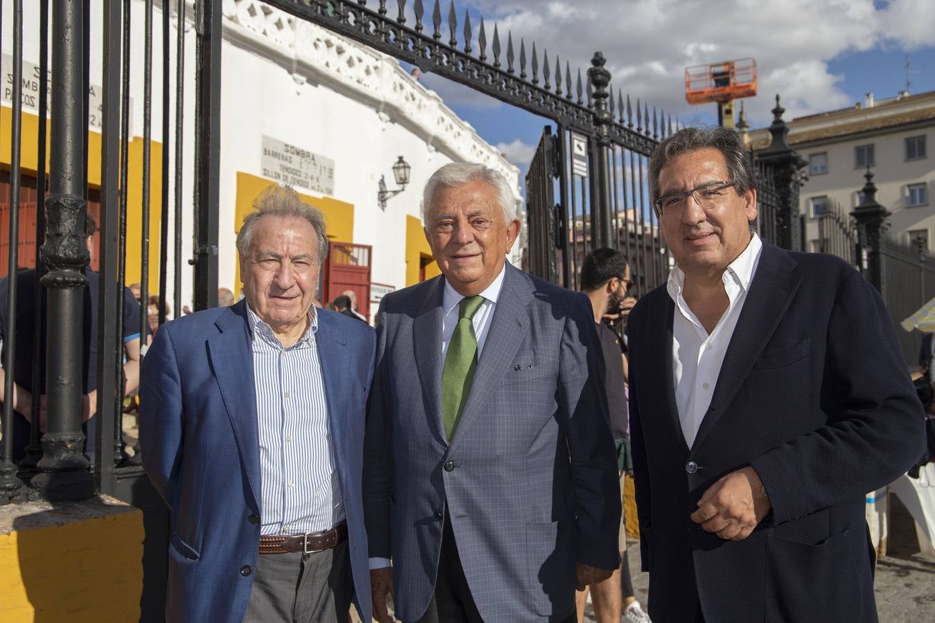 Manuel Muñoz, Francisco Herrero y Antonio Pulido. 