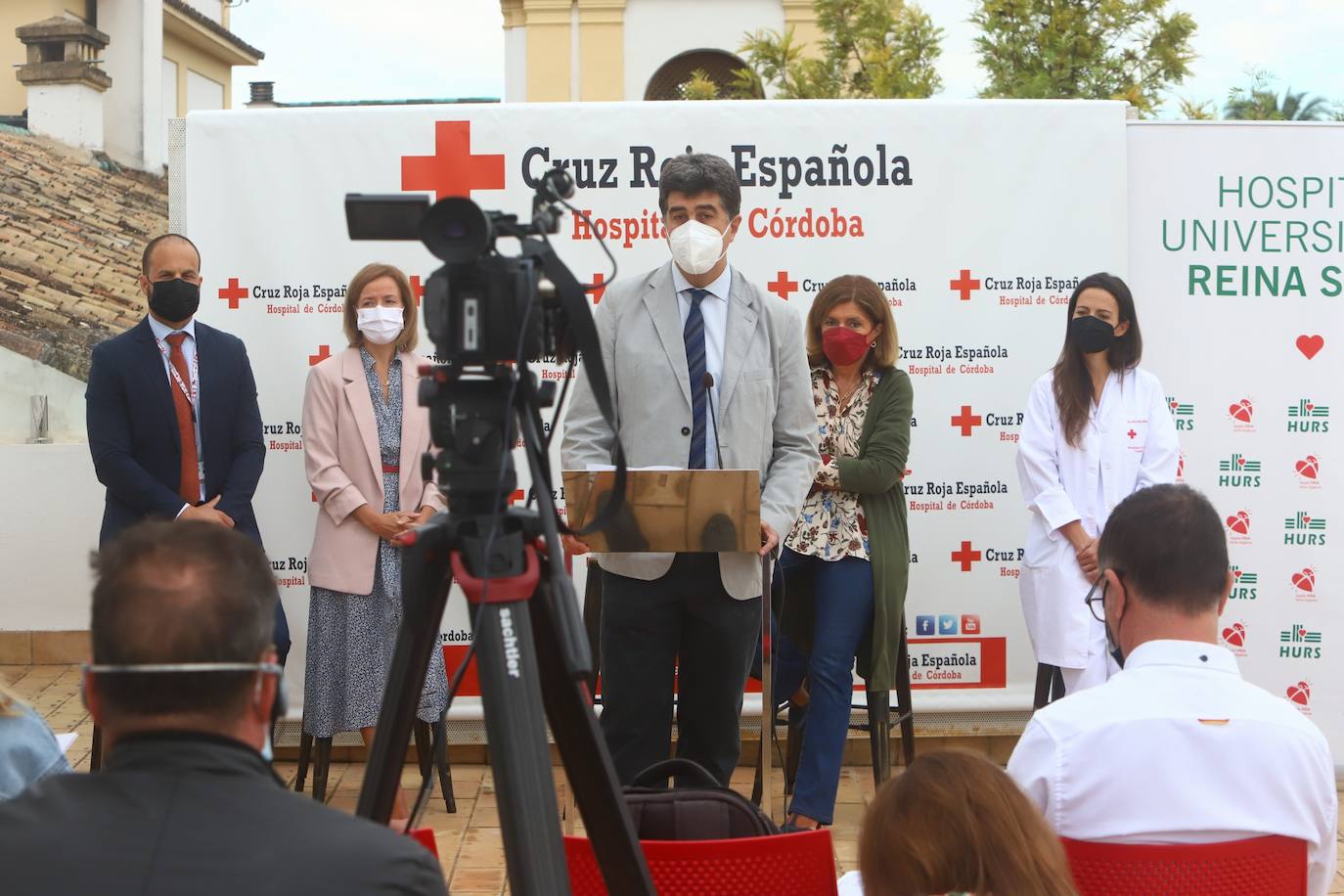 La presentación de la primera donación de órganos en la Cruz Roja de Córdoba, en imágenes