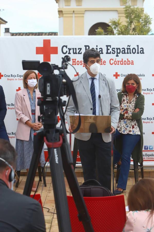 La presentación de la primera donación de órganos en la Cruz Roja de Córdoba, en imágenes