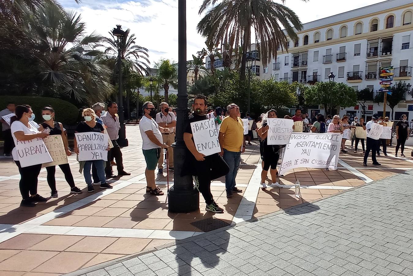 FOTOS: Protestas de los vecinos de la Sierra de San Cristóbal