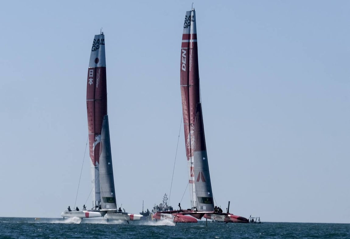 Fotos: Así ha sido la primera jornada de la SailGP en Cádiz