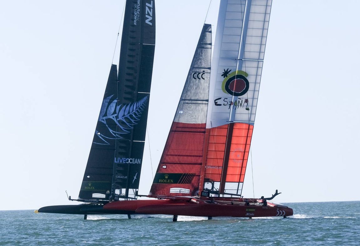 Fotos: Así ha sido la primera jornada de la SailGP en Cádiz