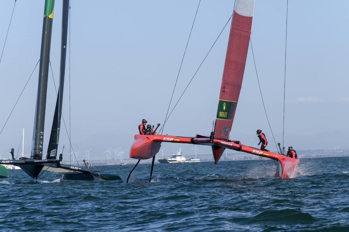 Fotos: Así ha sido la primera jornada de la SailGP en Cádiz