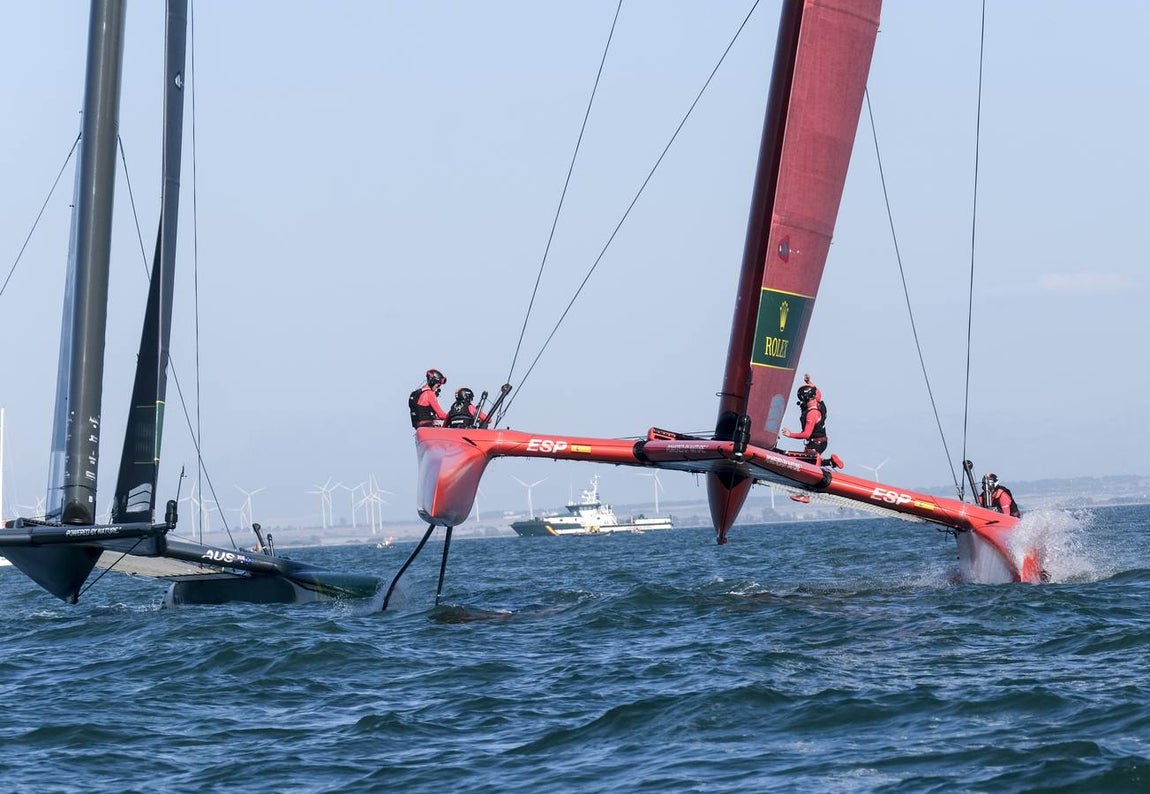 Fotos: Así ha sido la primera jornada de la SailGP en Cádiz