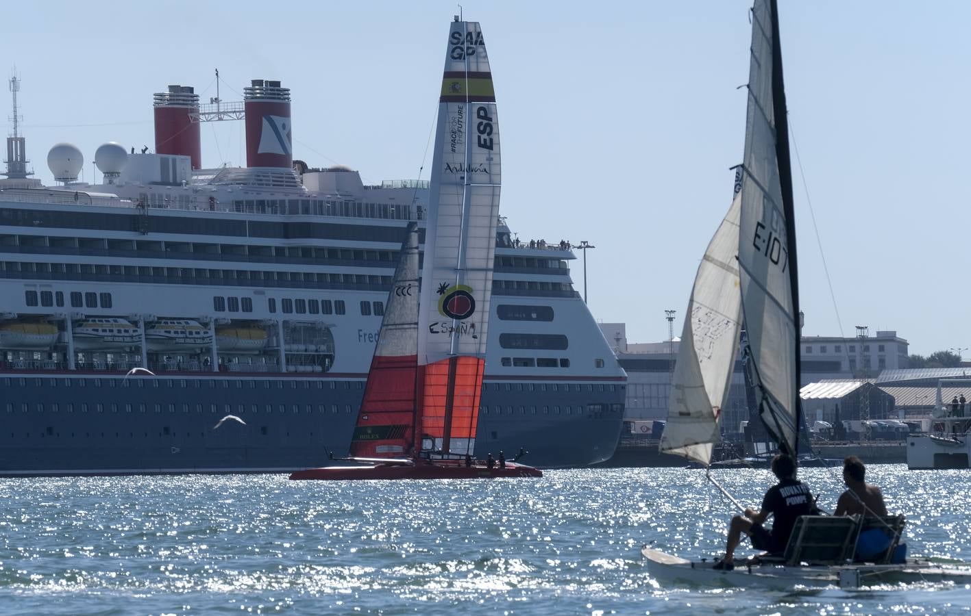 Fotos: La regata SailGP en Cádiz