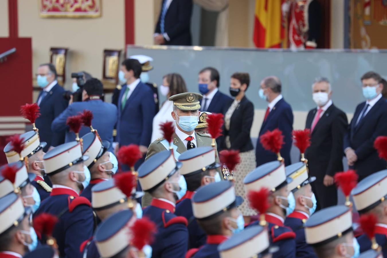 El desfile militar del Día de la Hispanidad 2021, en imágenes