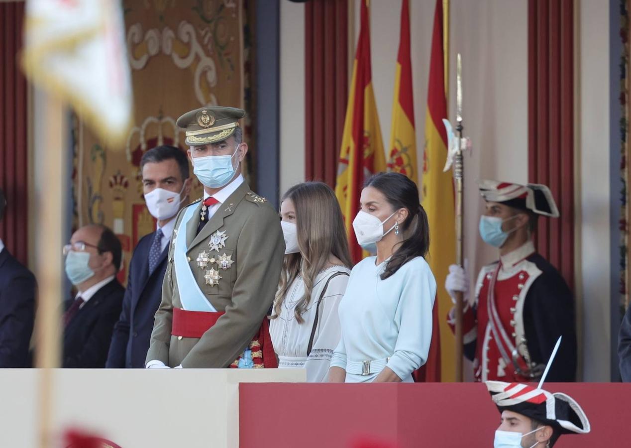 El desfile militar del Día de la Hispanidad 2021, en imágenes