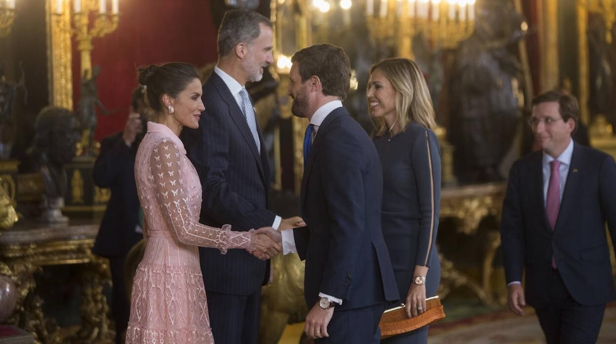 En imágenes: La recepción de los Reyes en el Palacio Real por el Día de la Fiesta Nacional
