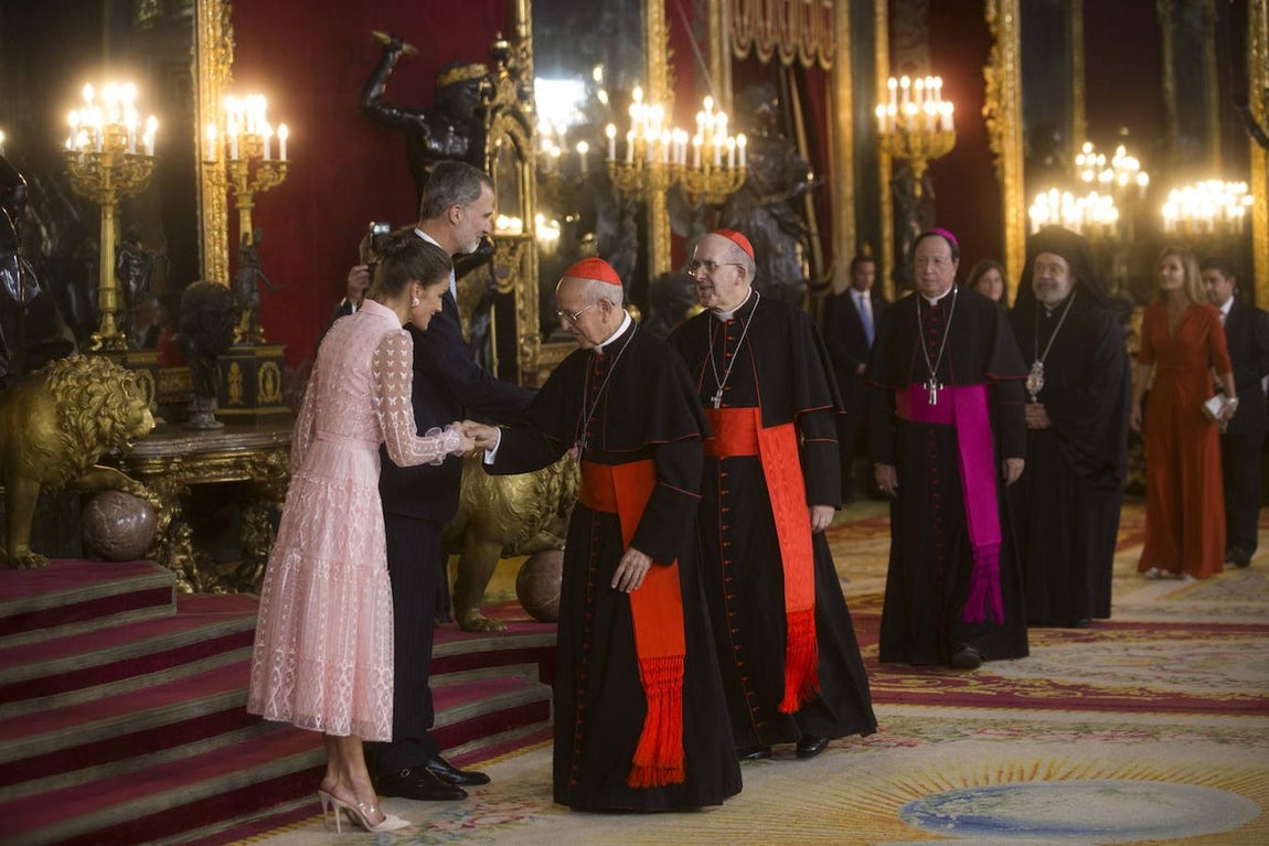 El arzobispo de Madrid, Carlos Osoro, y el arzobispo de Valladolid, Ricardo Blázquez. 