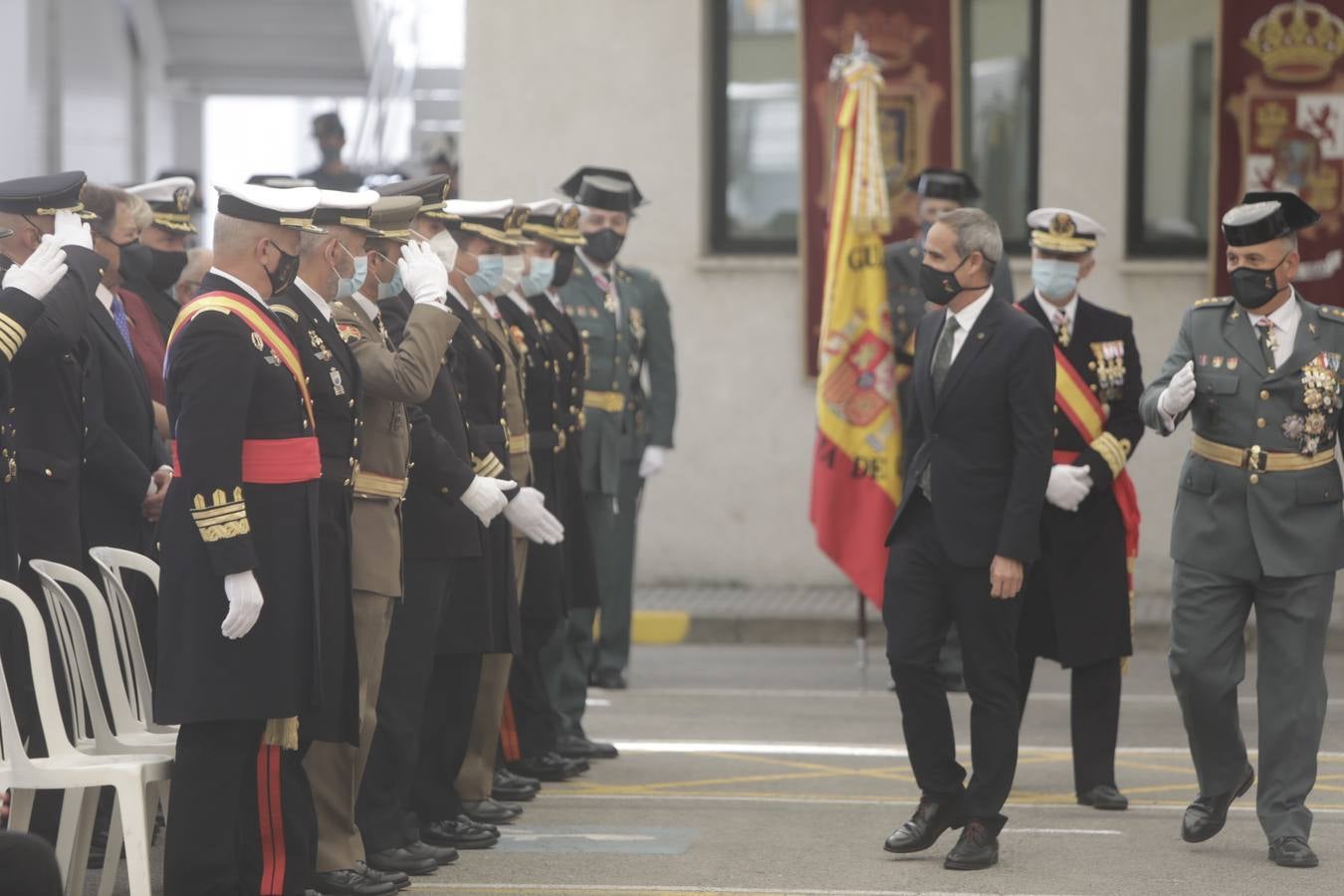 Fotos: La Guardia Civil celebra la festividad de su patrona en Cádiz