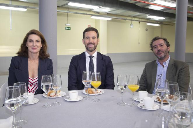 Cristina Ybarra, Víctor Luque y José Manuel Galán