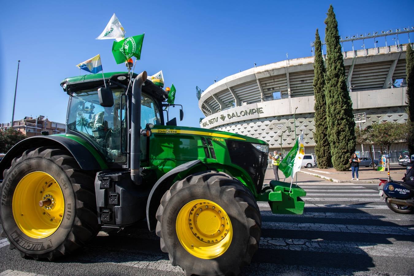 Manifestación de los agricultores andaluces contra la PAC en Sevilla