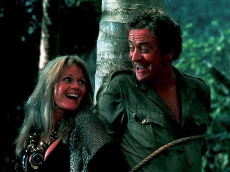 «Loca juerga tropical» (1985). Michael Caine y Brenda Vaccaro en «Loca juerga tropical»