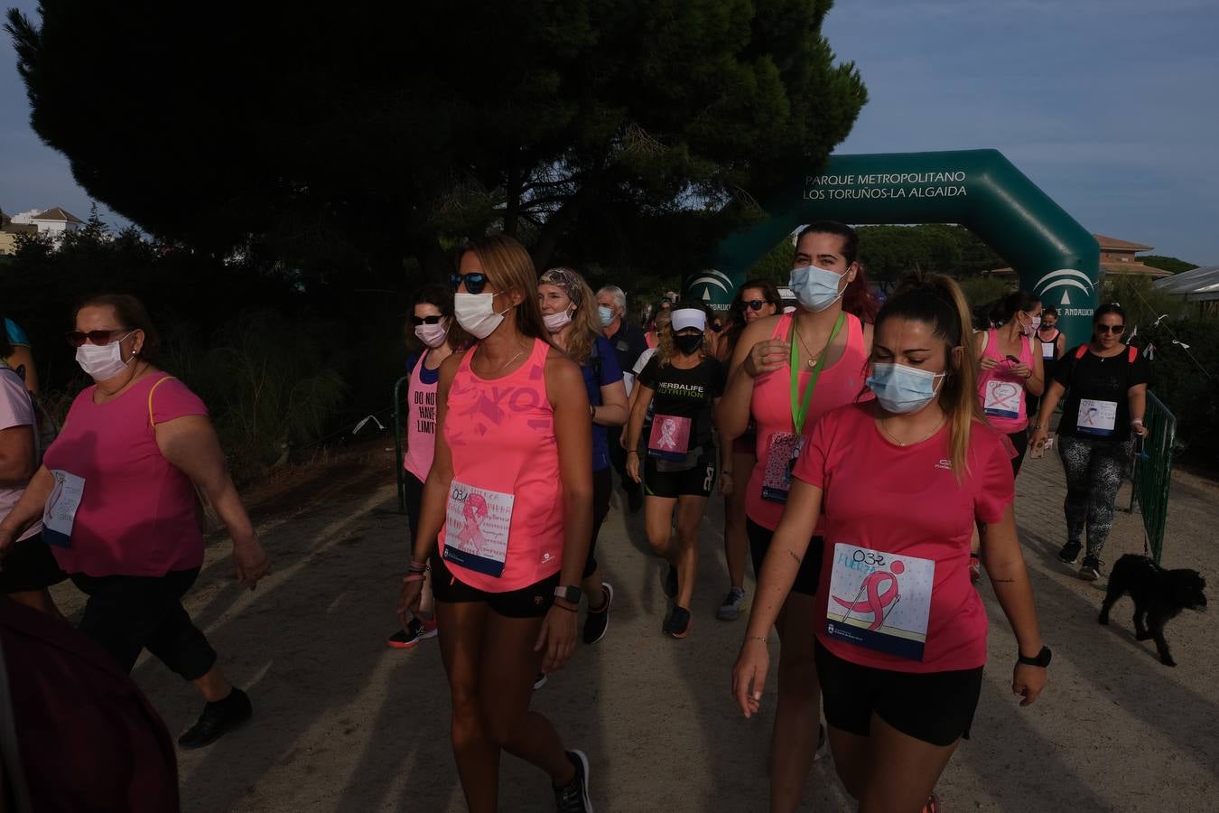 La Marcha Rosa reúne a cientos de personas en Los Toruños para luchar contra cáncer