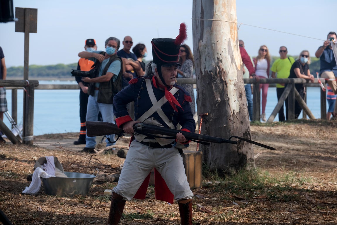 Representación de la batalla del Trocadero