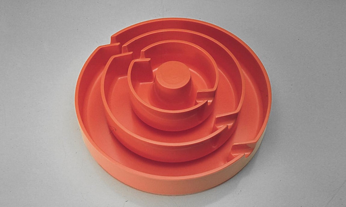 El cenicero 'Estocolmo'. Una idea de Ricard que permite que la ceniza no desborde el recipiente.