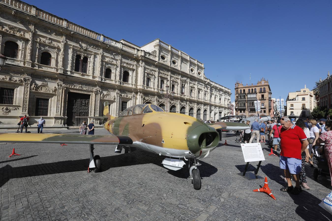 En imágenes, Tablada aterriza en la Plaza de San Francisco