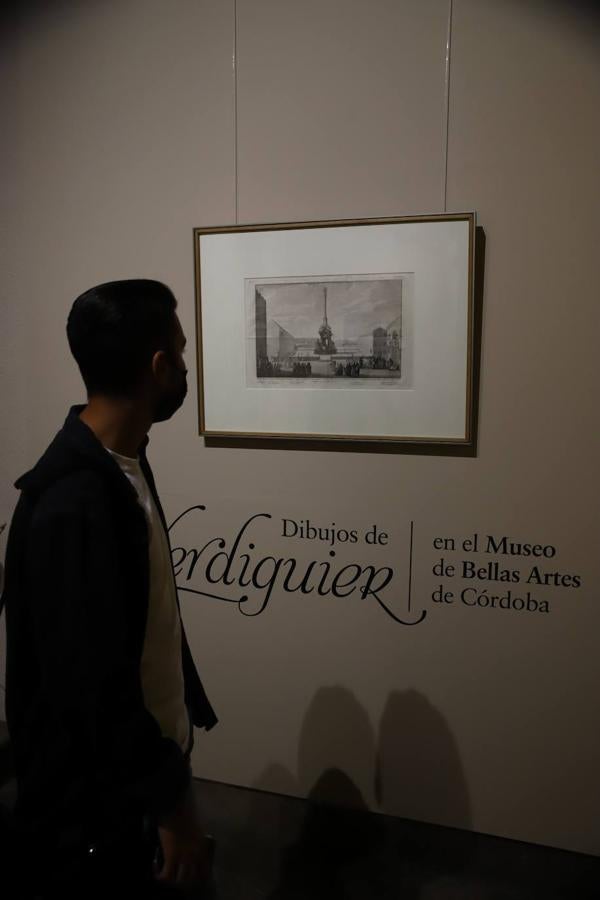 La exposición de dibujos de Verdiguier en Córdoba, en imágenes