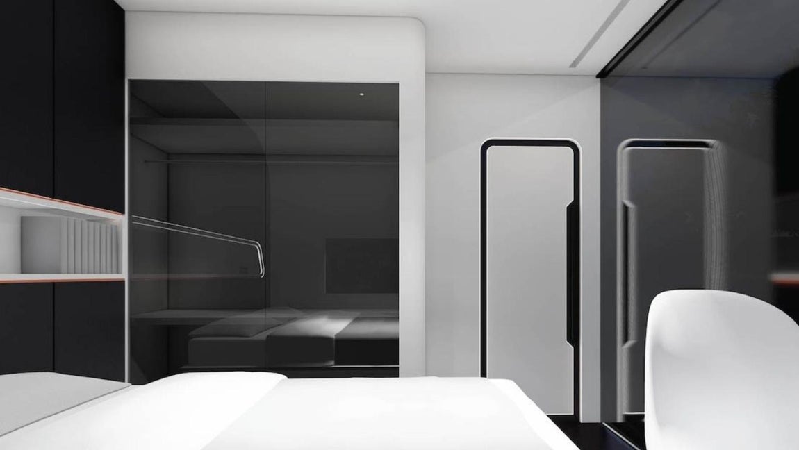 La casa prefabricada futurista de 85.000 euros. Otro punto fuerte de sus ventanas es que permiten que se vea el exterior, pero no el interior para que se respete al máximo la privacidad de los inquilinos.