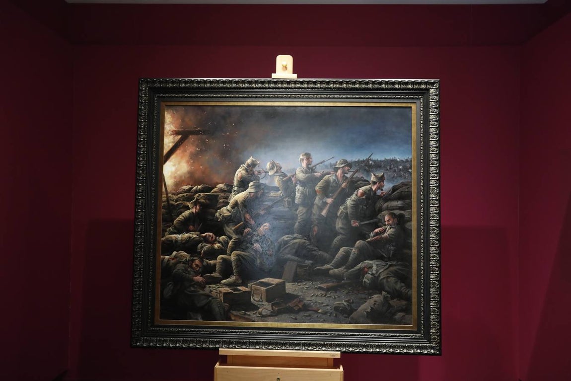 Presentación del cuadro &#039;Voluntarios para morir&#039; de Augusto Ferrer-Dalmau