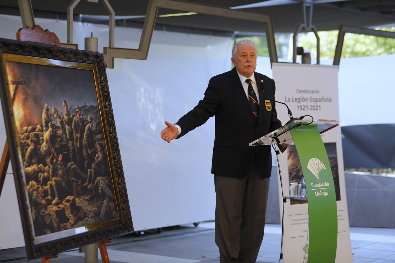 Presentación del cuadro &#039;Voluntarios para morir&#039; de Augusto Ferrer-Dalmau