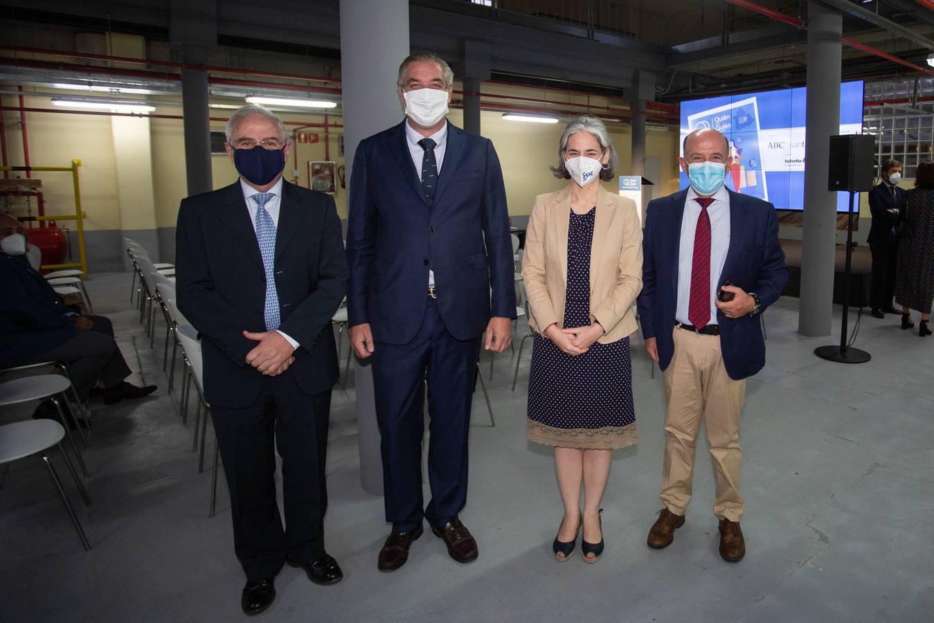 Isauro López, David Alva, Patricia Cuevas y José Miguel Amuedo