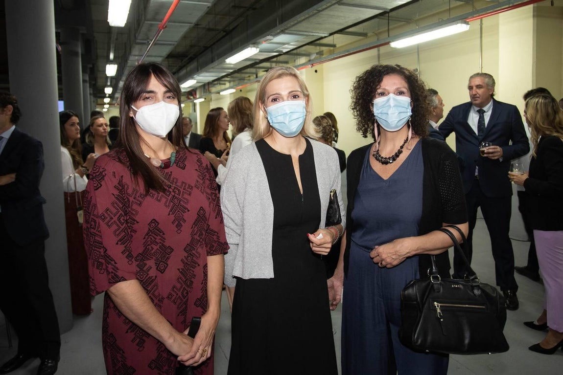 María León, Elena Crespo e Inmaculada Rodríguez