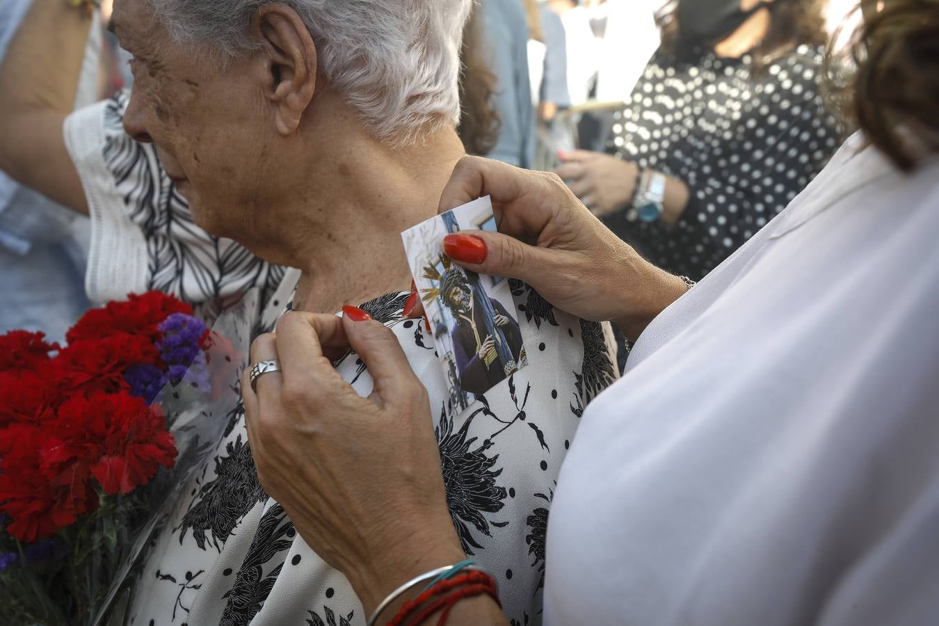 El Señor del Gran Poder durante el traslado de los Pajaritos a la Candelaria