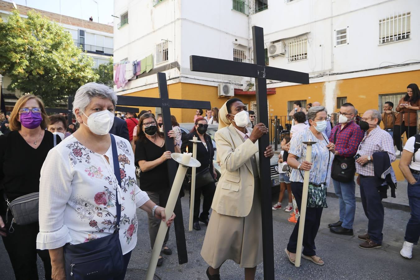 El Señor del Gran Poder durante el traslado de los Pajaritos a la Candelaria