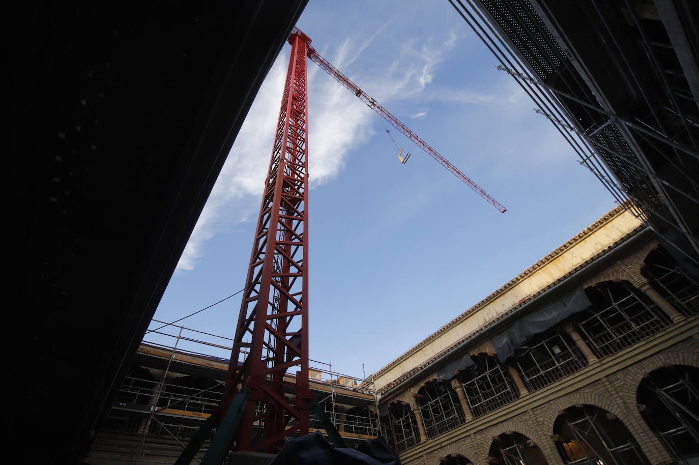 La fase final de las obras del Palacio de Congresos de Córdoba, en imágenes