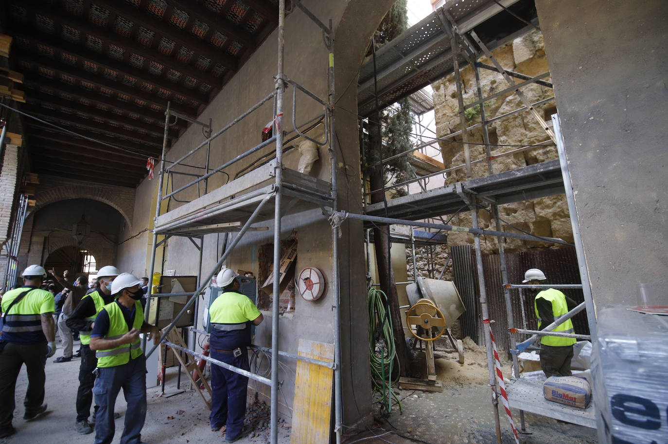 La fase final de las obras del Palacio de Congresos de Córdoba, en imágenes