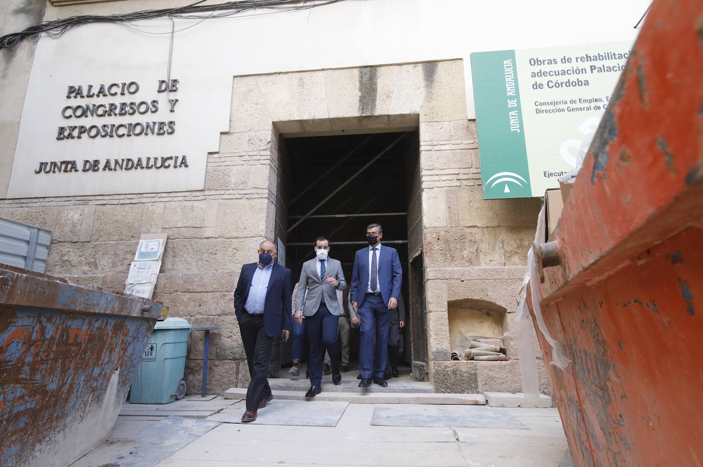 La fase final de las obras del Palacio de Congresos de Córdoba, en imágenes