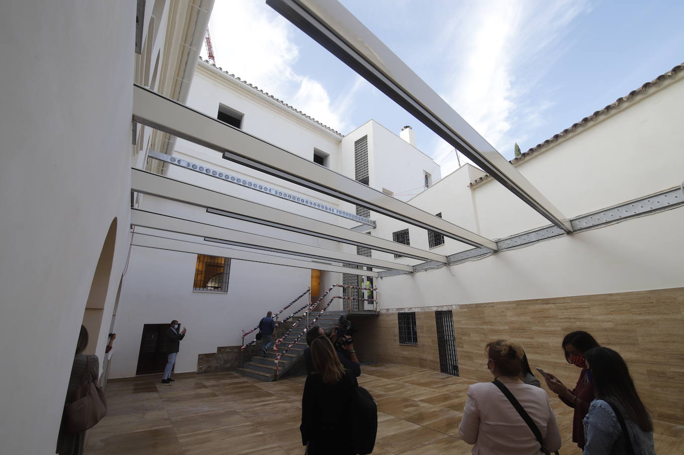 La fase final de las obras del Palacio de Congresos de Córdoba, en imágenes