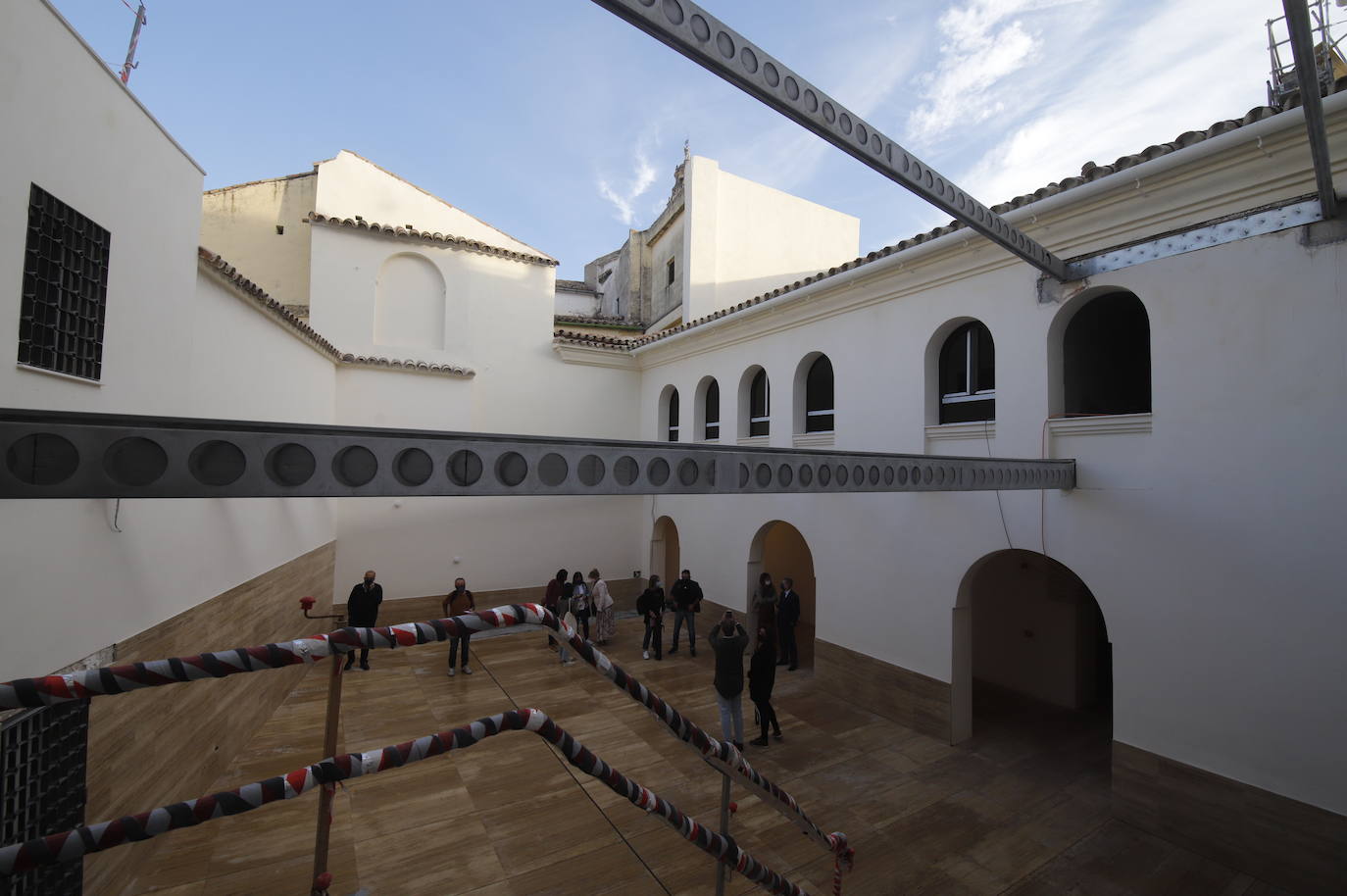 La fase final de las obras del Palacio de Congresos de Córdoba, en imágenes