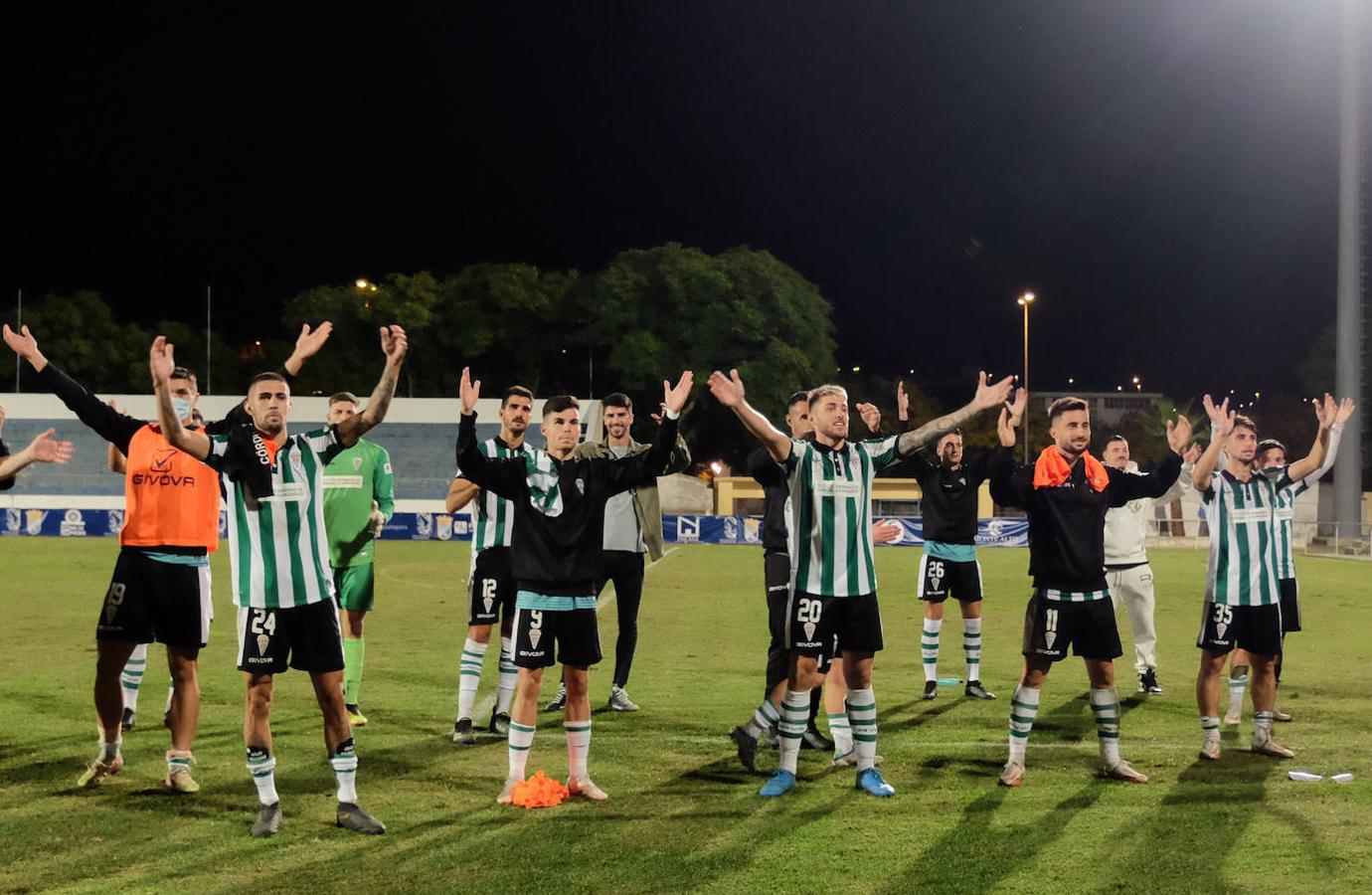 Así ha celebrado el Córdoba CF la clasificación para la Copa del Rey ante el Xerez CD, en imágenes