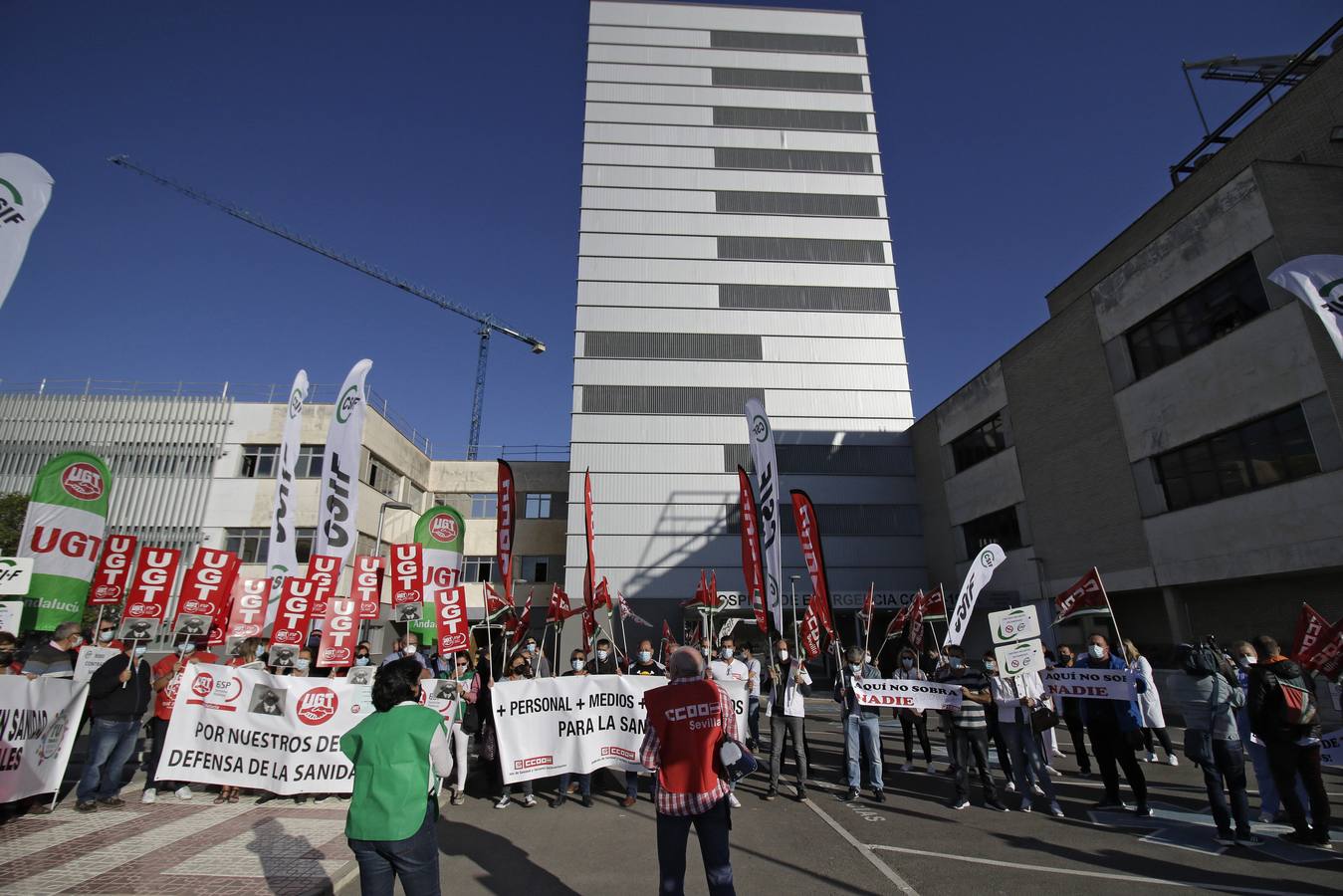 Los sindicatos exigen que se renueven todos los contratos del SAS y que se salvaguarde la atención primaria