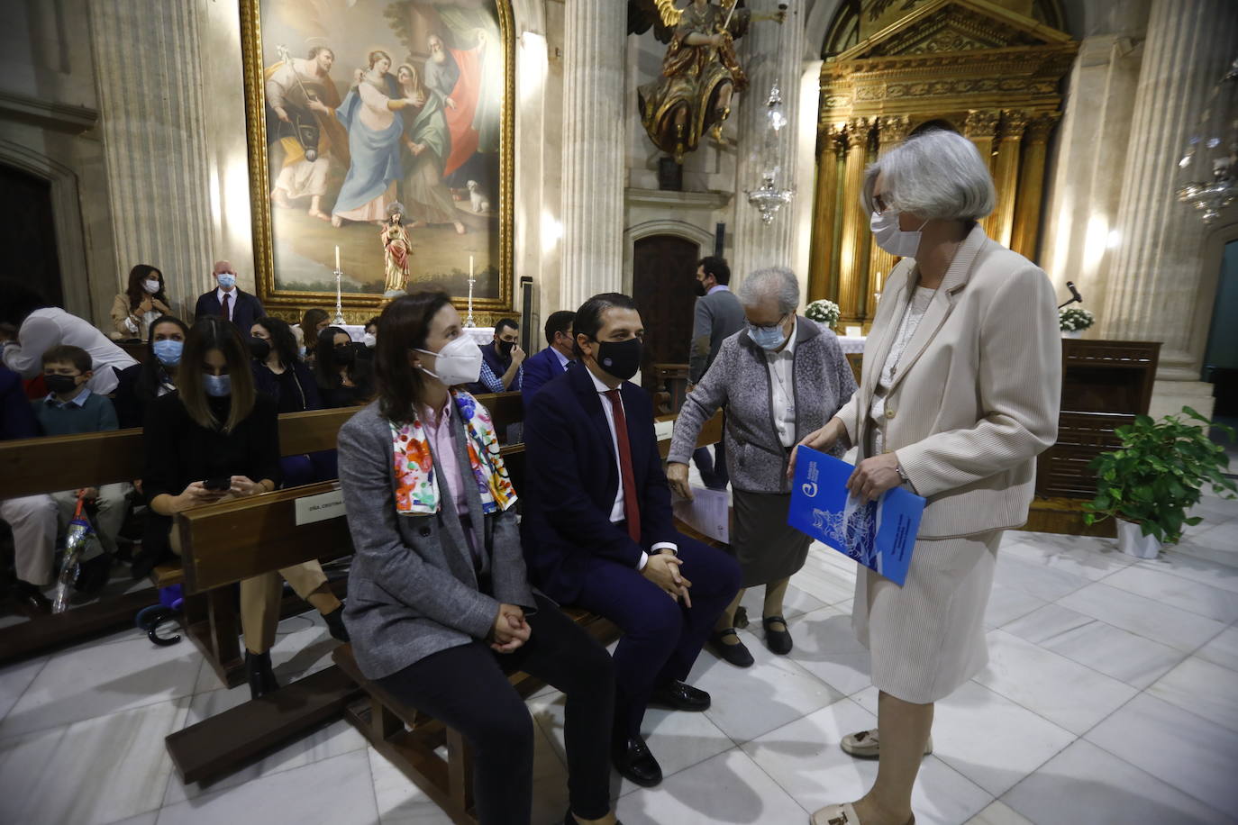 La apertura al público de la iglesia de Santa Victoria en Córdoba, en imágenes