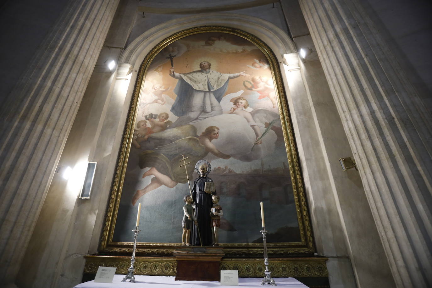 La apertura al público de la iglesia de Santa Victoria en Córdoba, en imágenes