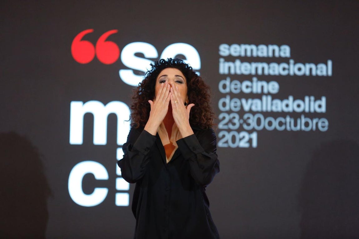 Así ha sido la &#039;alfombra verde&#039; de la gala de clausura de la Seminci