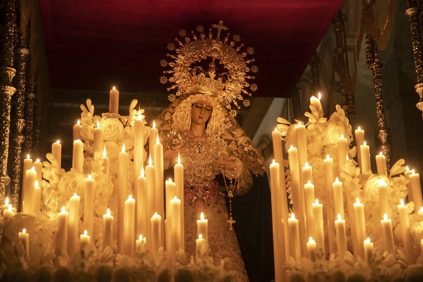 La procesión fallida de la Virgen de la O de Córdoba, en imágenes