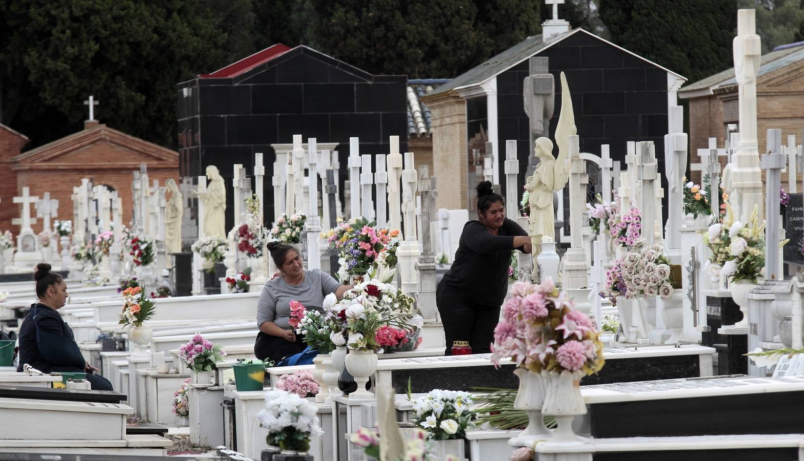 En imágenes, memoria y tradición en el cementerio de Sevilla