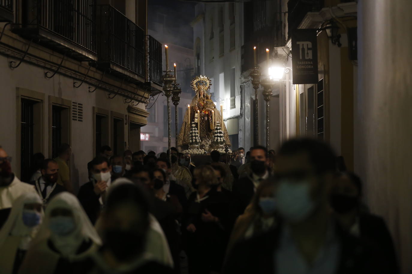 El rosario del Carmen de San Cayetano, de Córdoba, en imágenes