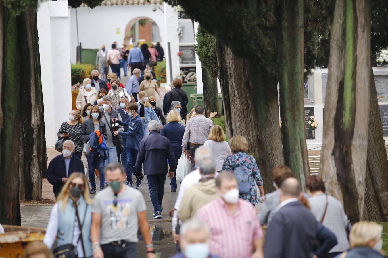 Las visitas a los cementerios el Día de Todos Los Santos en Córdoba, en imágenes