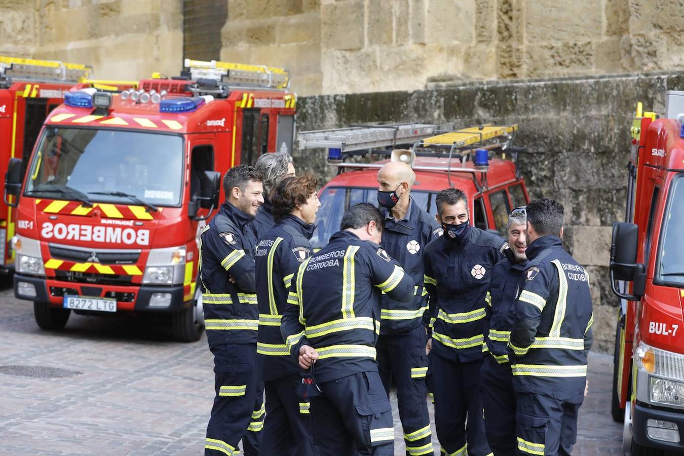 Los nuevos vehículos de bomberos para el Casco Histórico de Córdoba, en imágenes