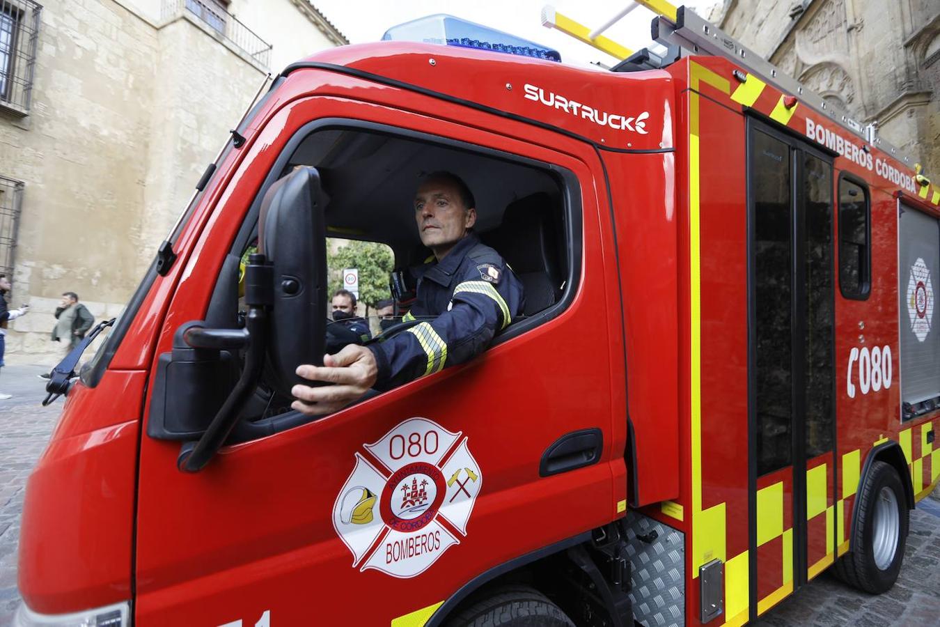 Los nuevos vehículos de bomberos para el Casco Histórico de Córdoba, en imágenes