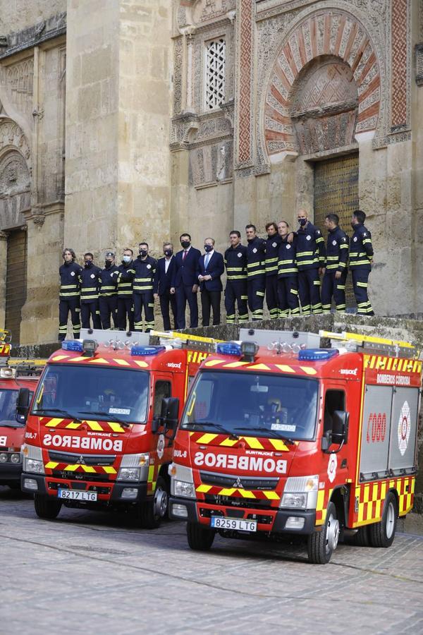 Los nuevos vehículos de bomberos para el Casco Histórico de Córdoba, en imágenes