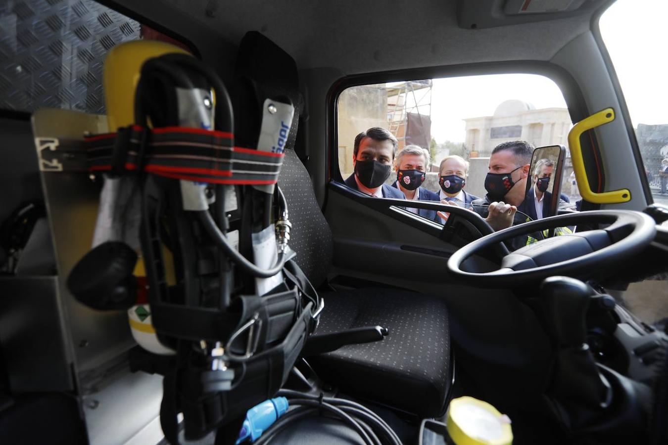 Los nuevos vehículos de bomberos para el Casco Histórico de Córdoba, en imágenes